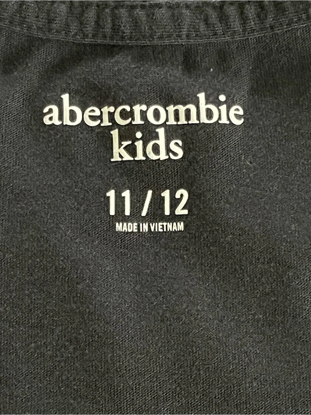 Abercrombie Kids Flamingo Graphic Tank Top Black Sleeveless Shirt Girls 11/12